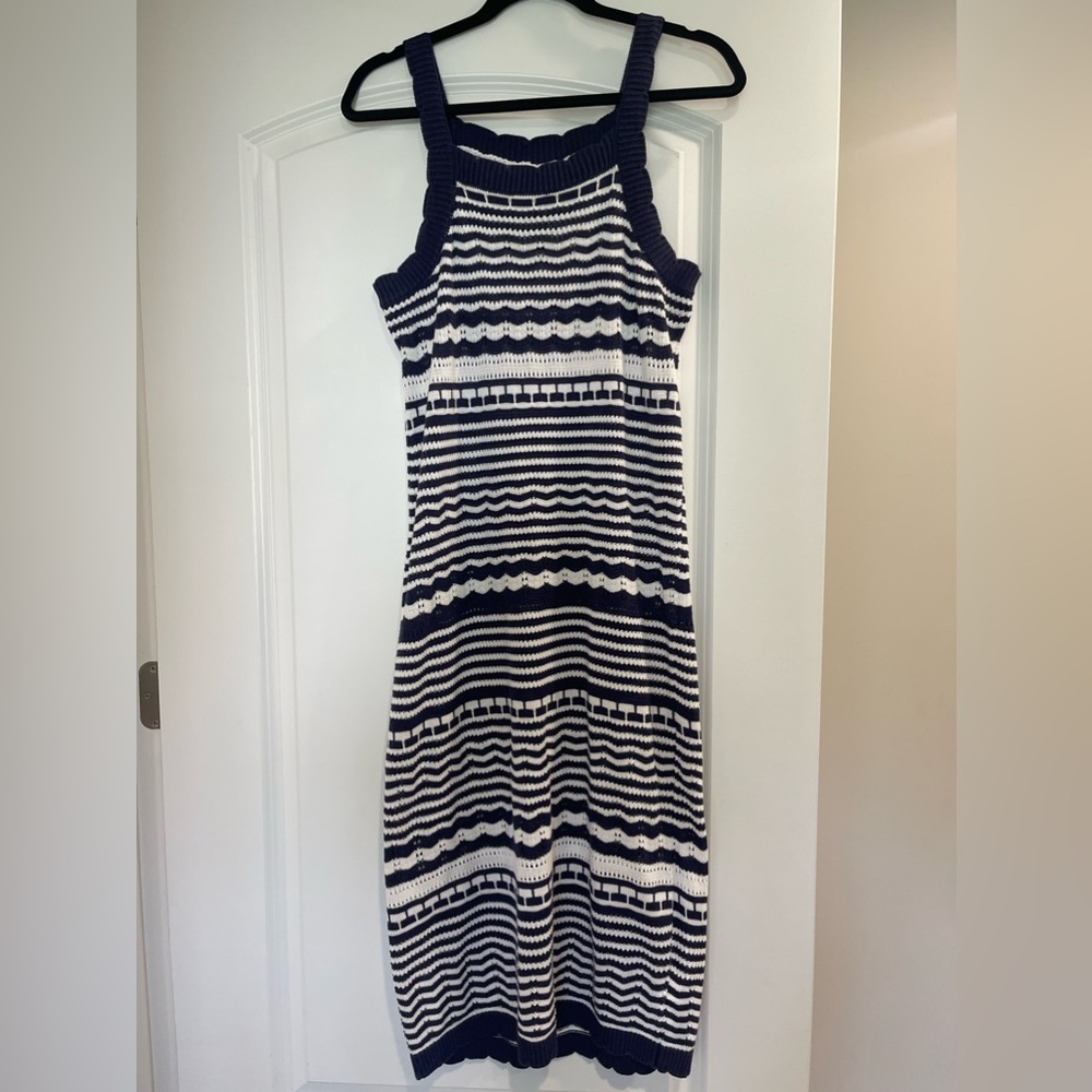 Joie crochet knit midi dress — NWT